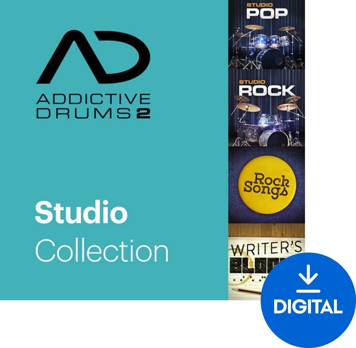 VST Instrument XLN Audio Addictive Drums 2: Studio Collection (Дигитален продукт)