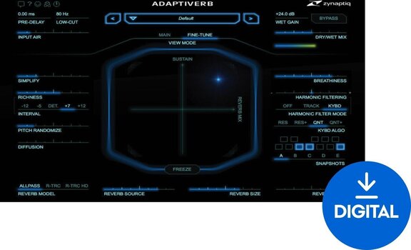 Programski Plug-In efekti Zynaptiq ADAPTIVERB (Digitalni proizvod) - 1