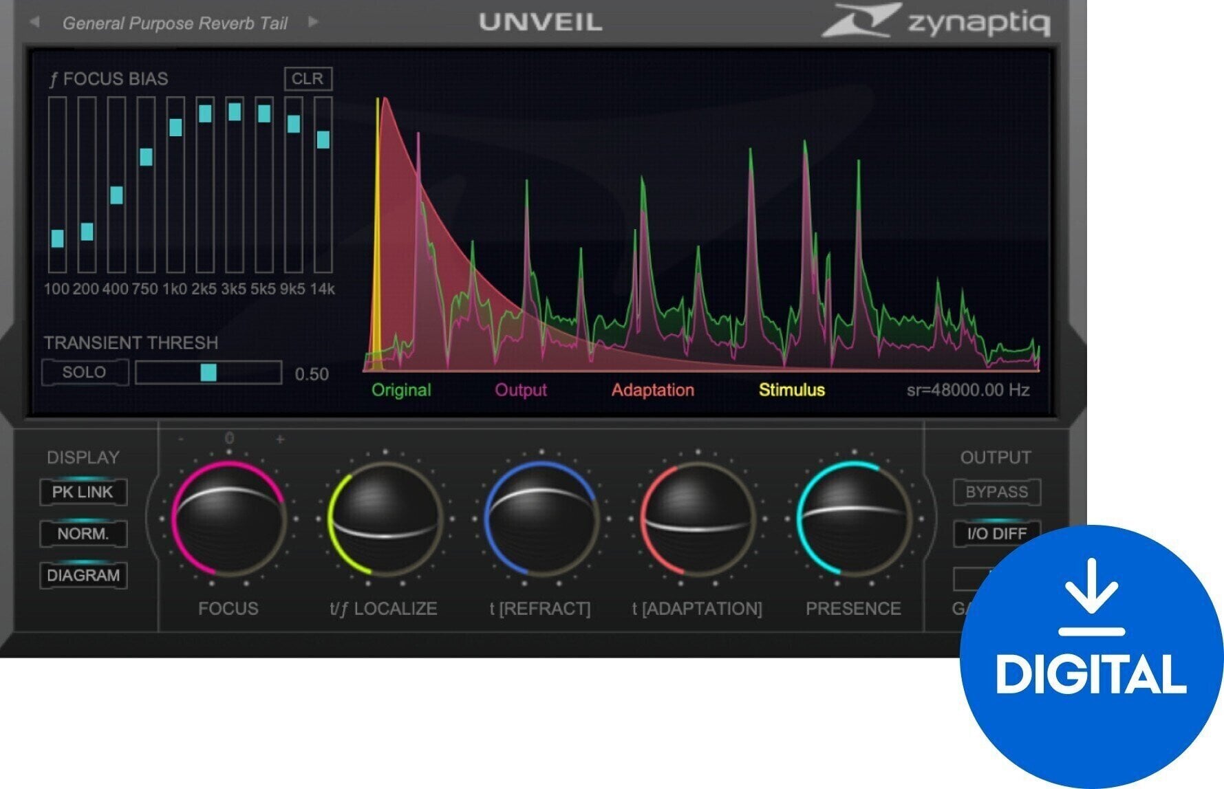 Plugins d'effets Zynaptiq UNVEIL (Produit numérique)