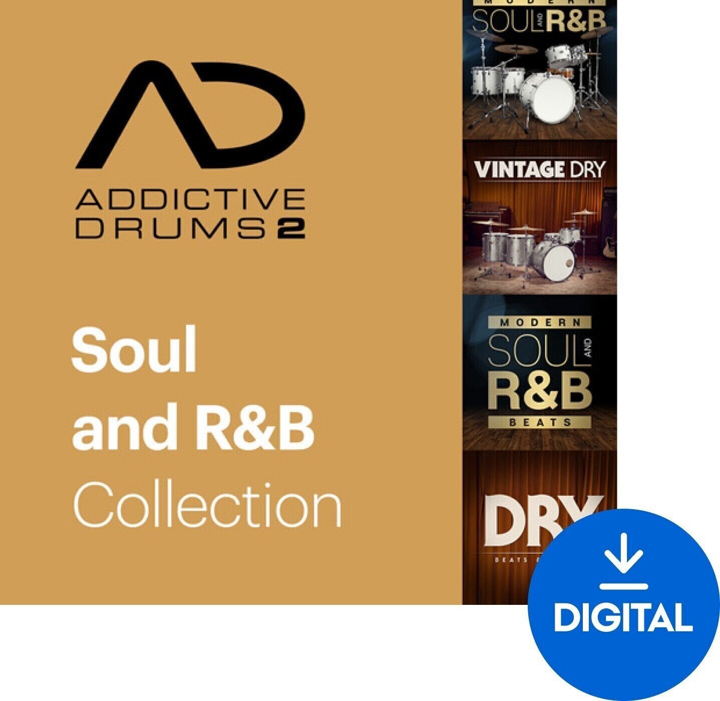 VST Instrument XLN Audio Addictive Drums 2: Soul & R&B Collection (Produs digital)