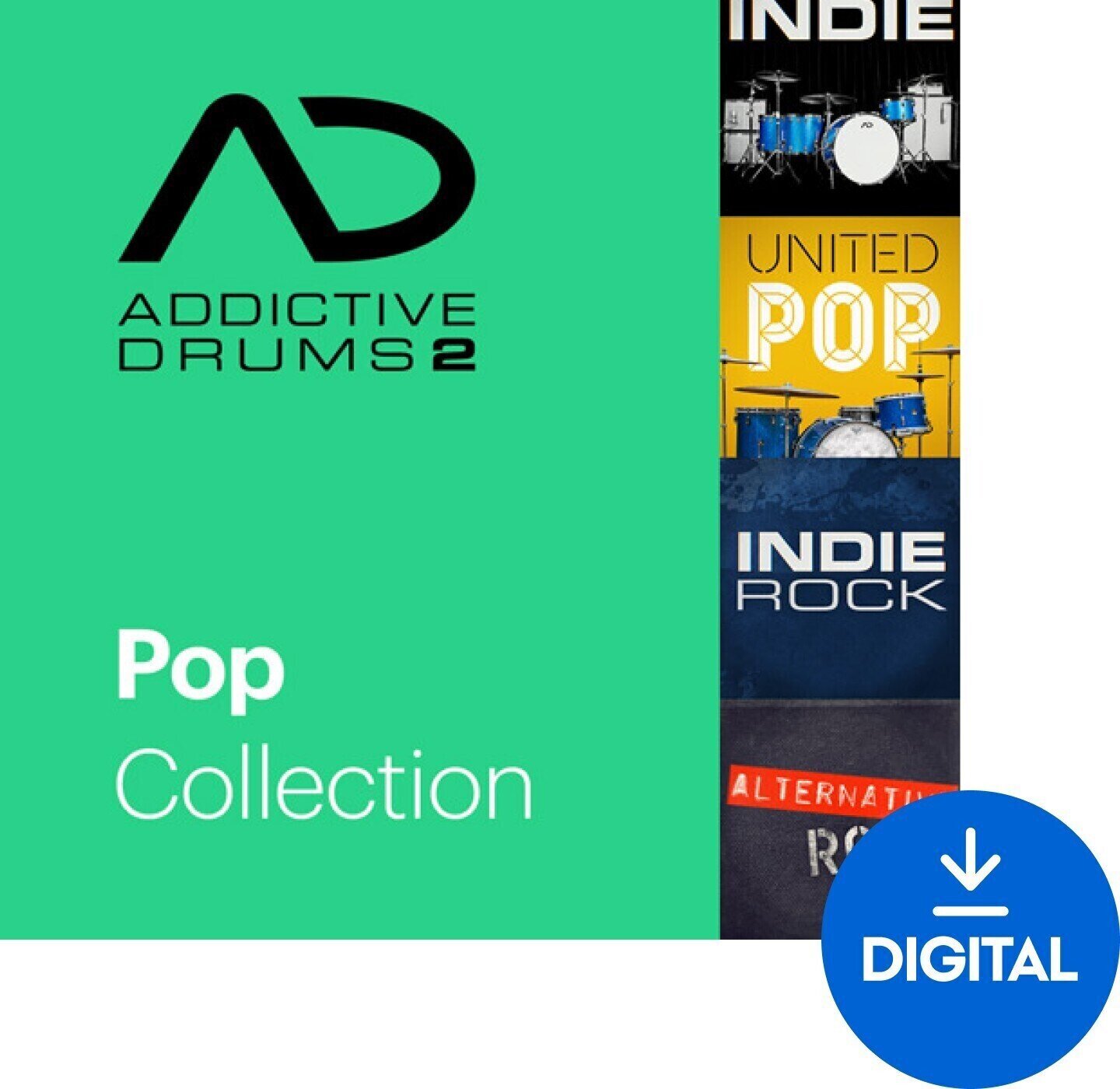 VST Instrument XLN Audio Addictive Drums 2: Pop Collection (Дигитален продукт)