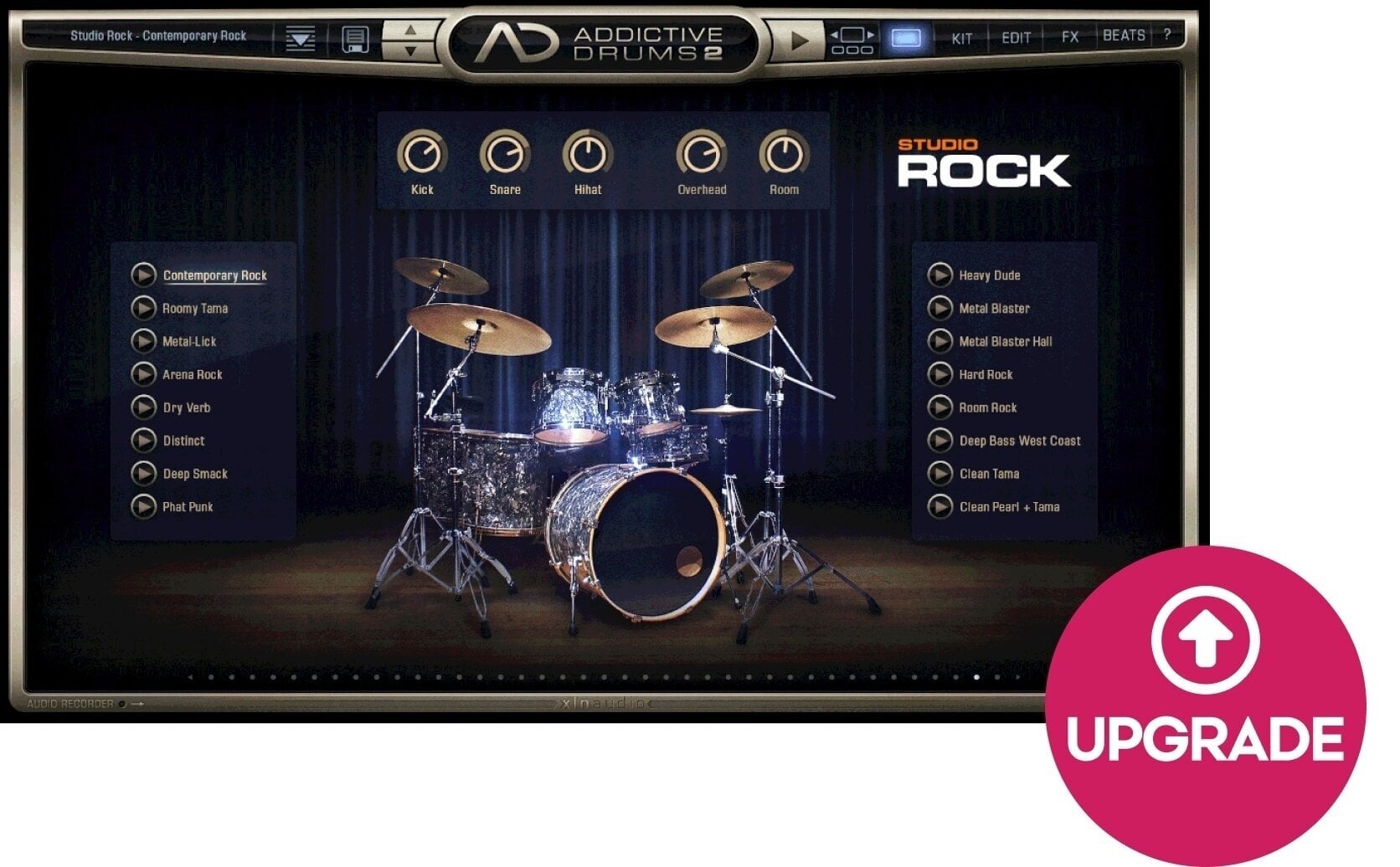 Update / Upgrade / Expansion XLN Audio AD2: Studio Rock (Digital product)