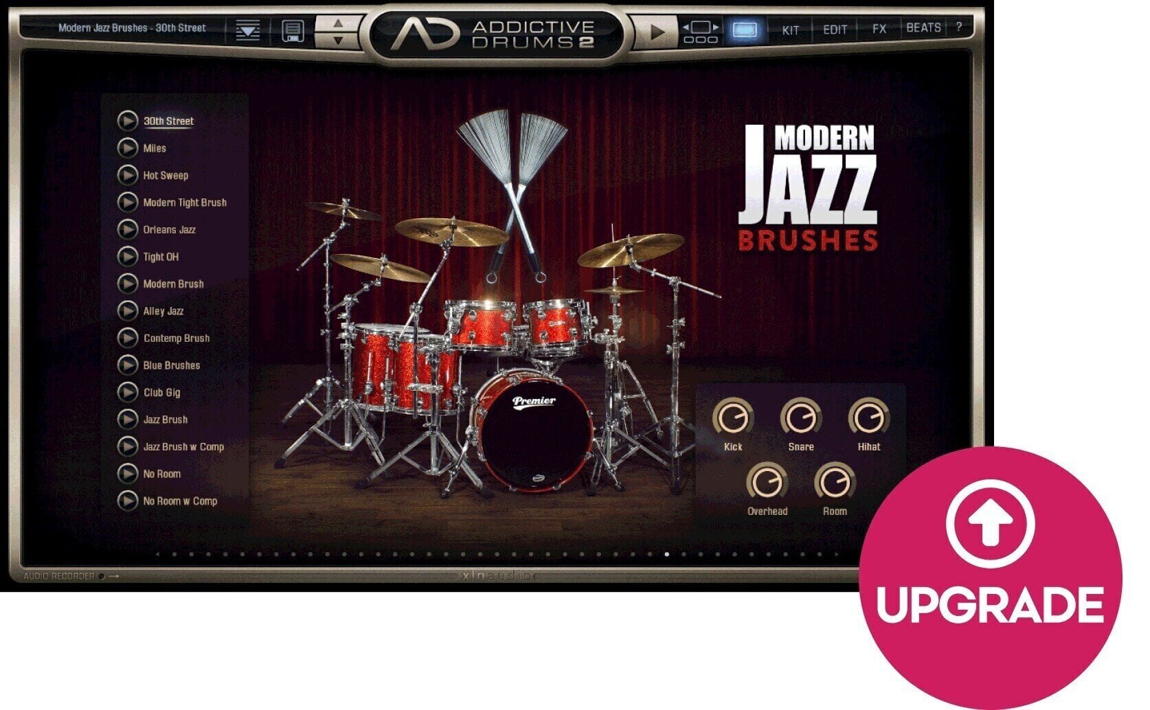 Update / Upgrade / Expansion XLN Audio AD2: Modern Jazz Brushes (Prodotto digitale)