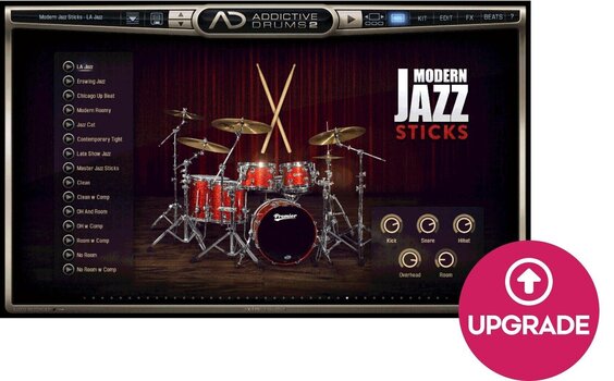 Update / Upgrade / Expansion XLN Audio AD2: Modern Jazz Sticks (Дигитален продукт) - 1