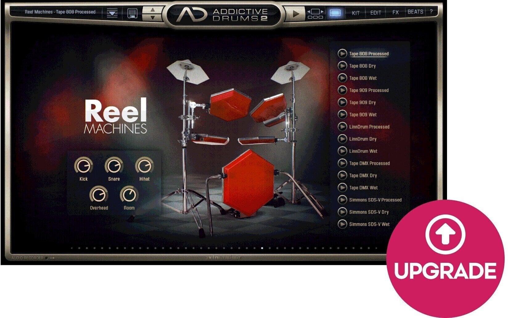 Update / Upgrade / Expansion XLN Audio AD2: Reel Machines (Digitales Produkt)