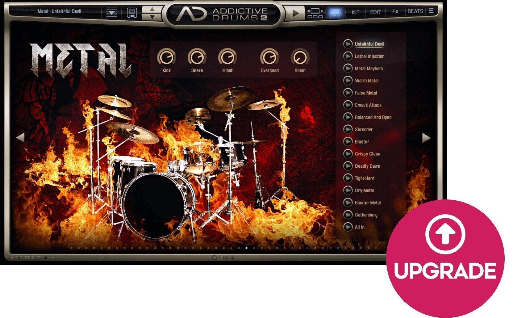 Update / Upgrade / Expansion XLN Audio AD2: Metal (Digital product)