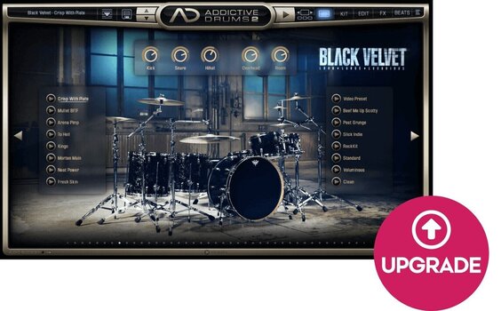 Update / Upgrade / Expansion XLN Audio AD2: Black Velvet (Digitaalne toode) - 1
