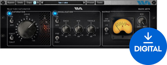 Oprogramowanie studyjne Plug-In efekt Wave Arts Tube Saturator 2 (Produkt cyfrowy) - 1