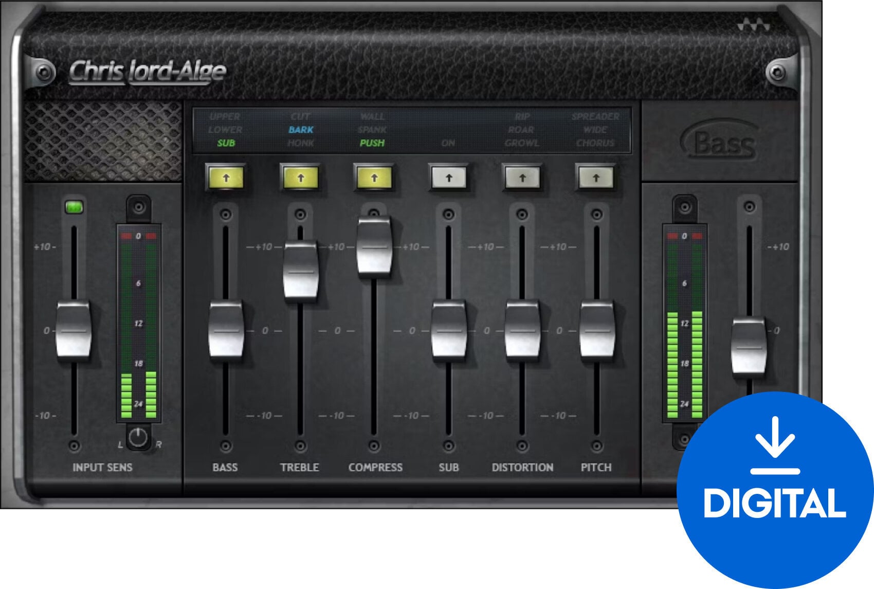 FX-prosessori-ohjelmistolisäosa Waves CLA Bass (Digitaalinen tuote)