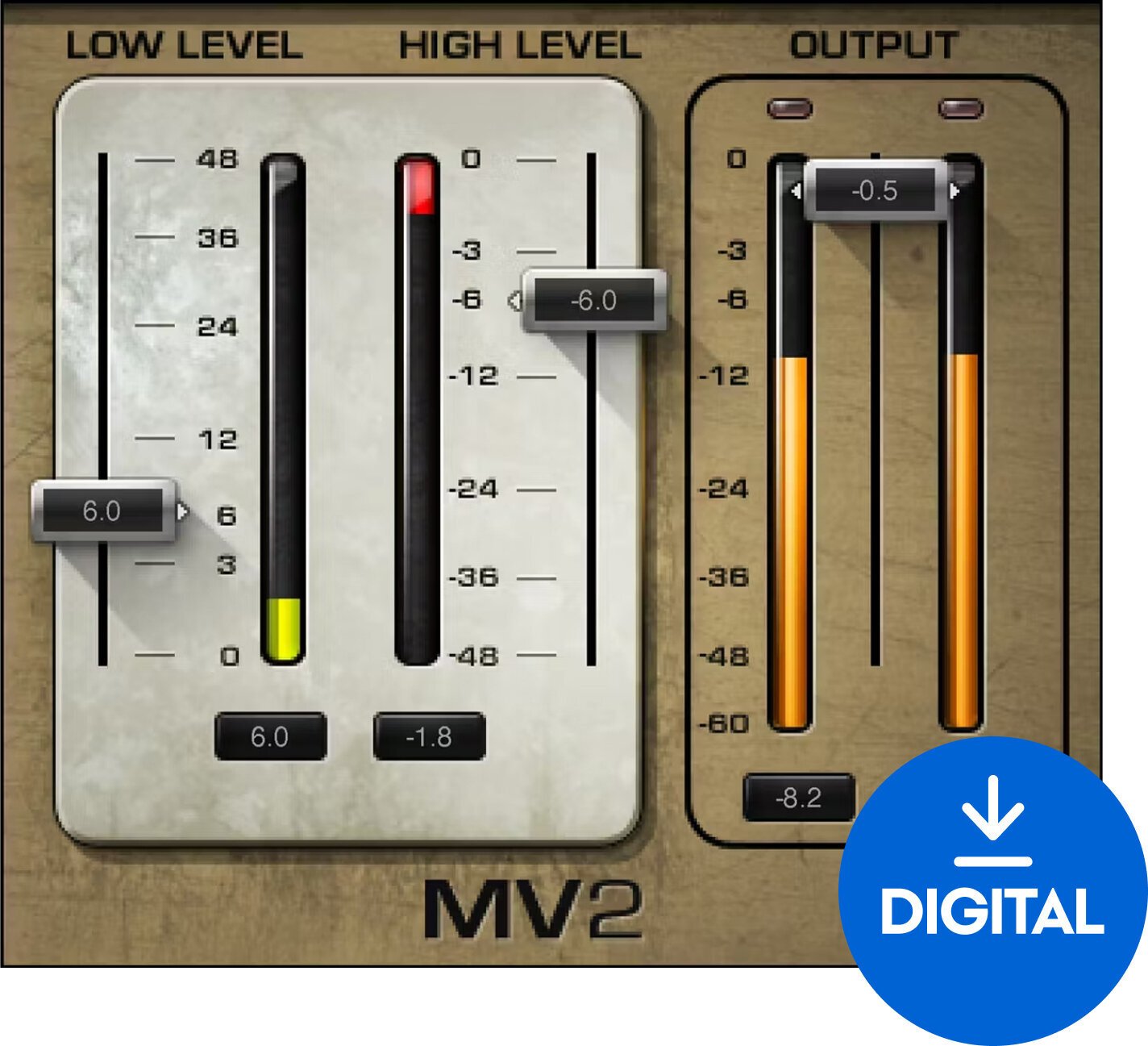 Software de studio Plug-In Efect Waves MV2 (Produs digital)