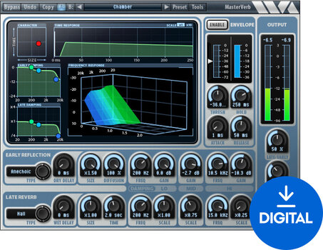 Studio-Effekt-Plugin Wave Arts MasterVerb 6 (Digitales Produkt) - 1