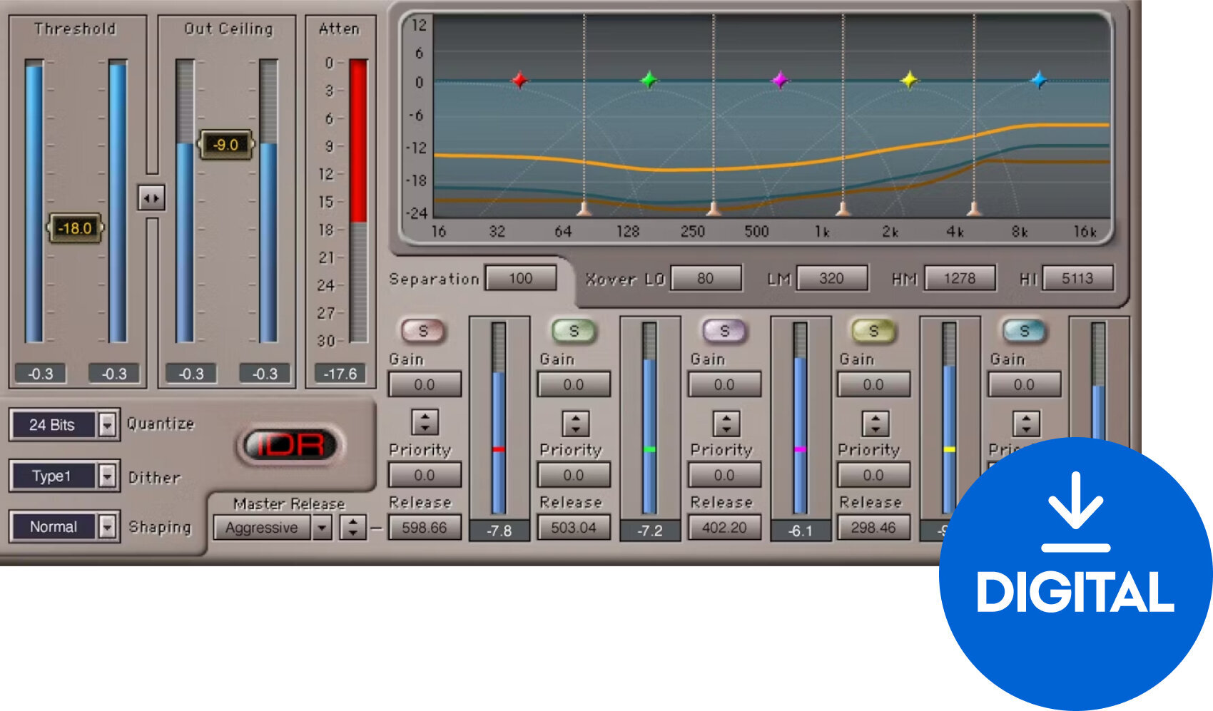 Software Plug-In FX Processor Waves L3 Multimaximizer (Digital product)