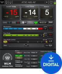 Studio-Effekt-Plugin Waves WLM Plus Loudness Meter (Digitales Produkt)