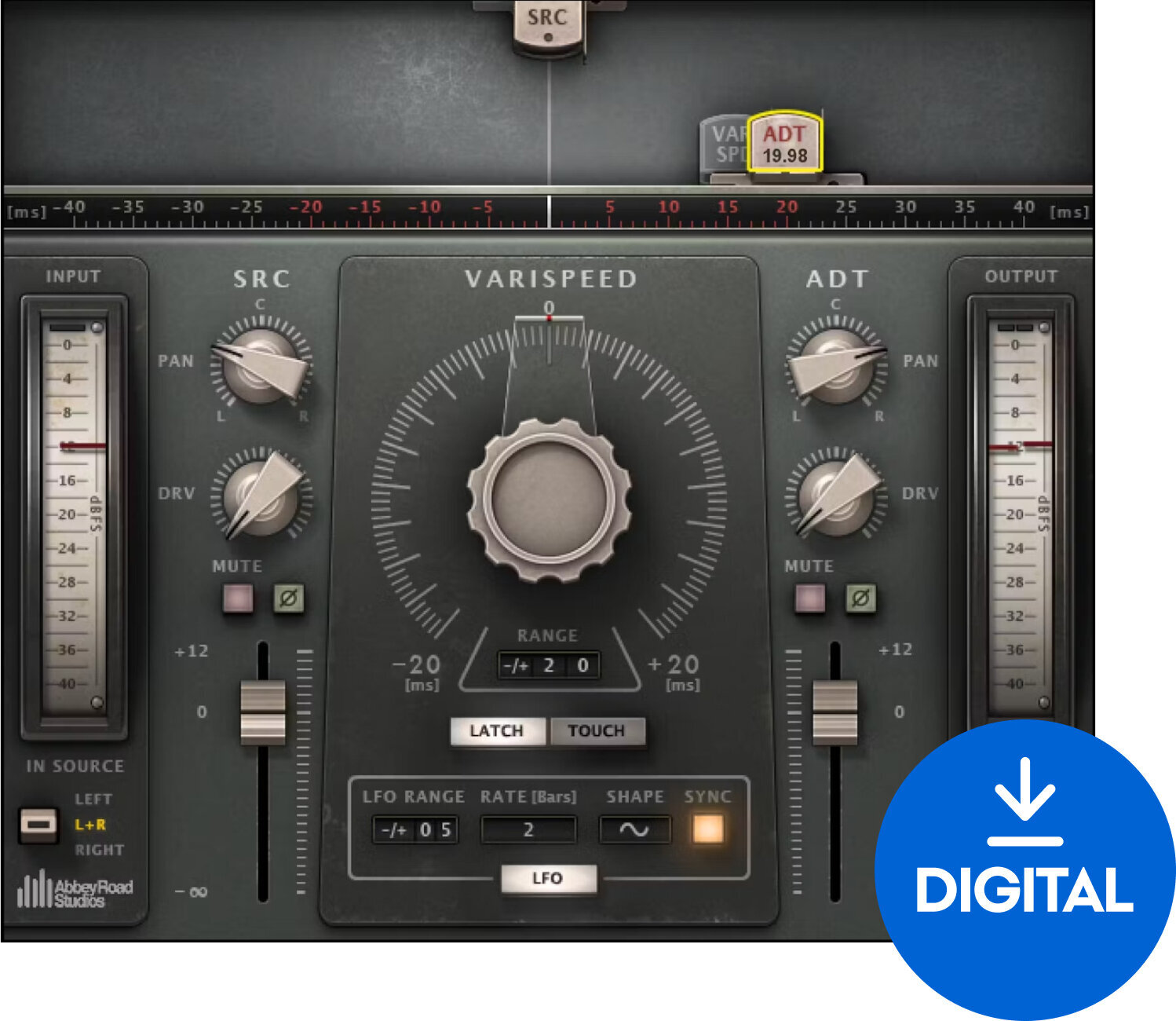 Studio-Effekt-Plugin Waves Abbey Road Reel ADT (Digitales Produkt)