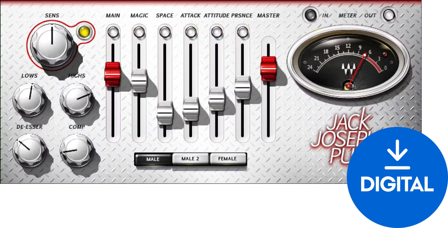 Студио софтуер Plug-In ефект Waves JJP Vocals (Дигитален продукт)