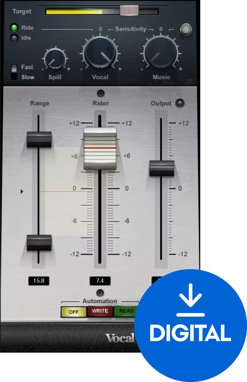 Software Plug-In FX Processor Waves Vocal Rider (Digital product)