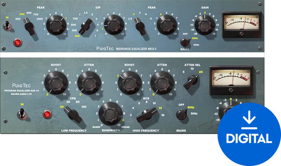 Oprogramowanie studyjne Plug-In efekt Waves PuigTec EQs (Produkt cyfrowy) - 1