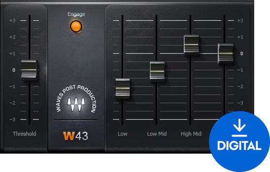 Programski Plug-In efekti Waves W43 Noise Reduction Plugin (Digitalni proizvod) - 1