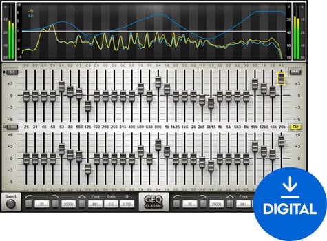 FX protsessori tarkvara pistikprogramm Waves GEQ Graphic Equalizer (Digitaalne toode) - 1