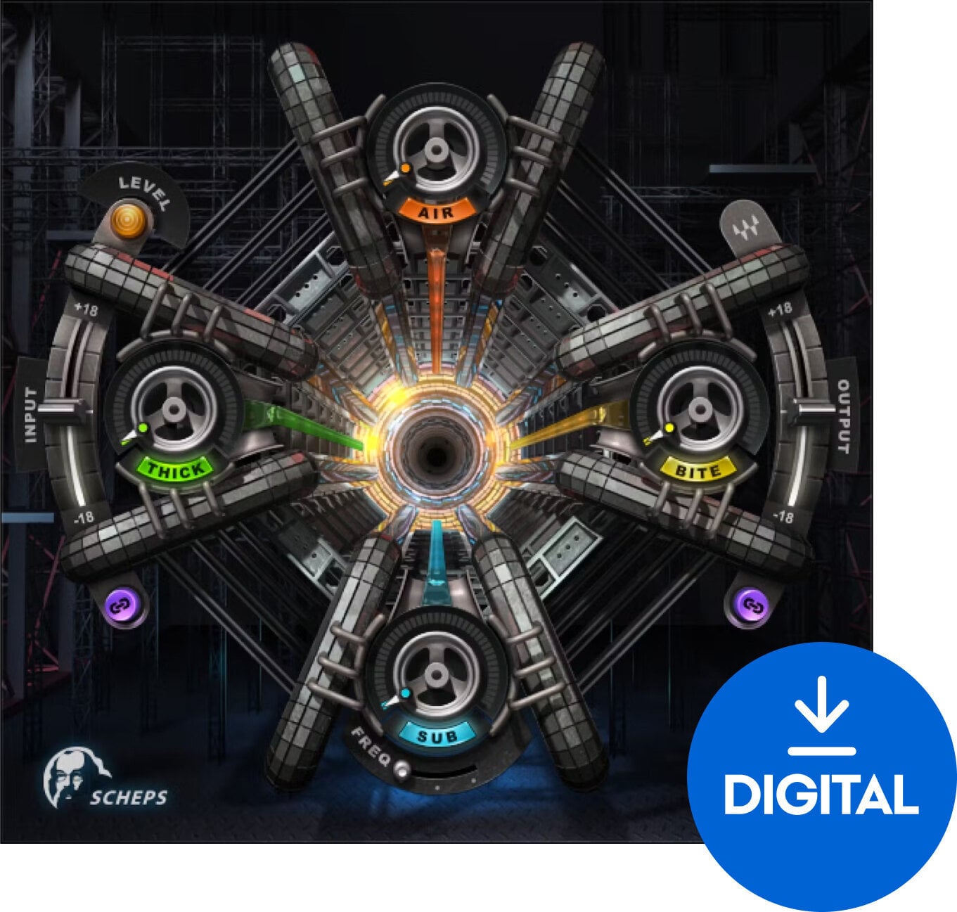 Studio-Effekt-Plugin Waves Scheps Parallel Particles (Digitales Produkt)