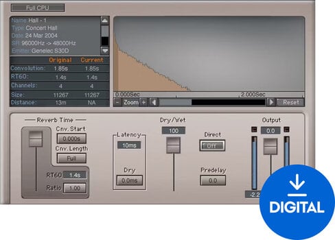 Oprogramowanie studyjne Plug-In efekt Waves IR-L Convolution Reverb (Produkt cyfrowy) - 1