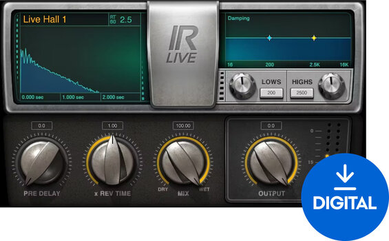 Virtuális effekt Waves IR-Live Convolution Reverb (Digitális termék) - 1