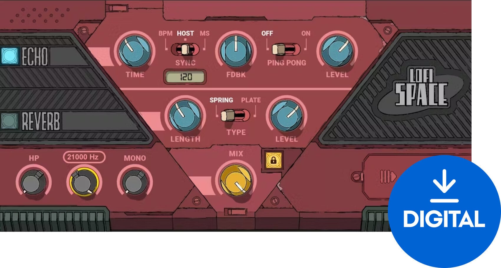 Programski Plug-In efekti Waves Lofi Space (Digitalni proizvod)