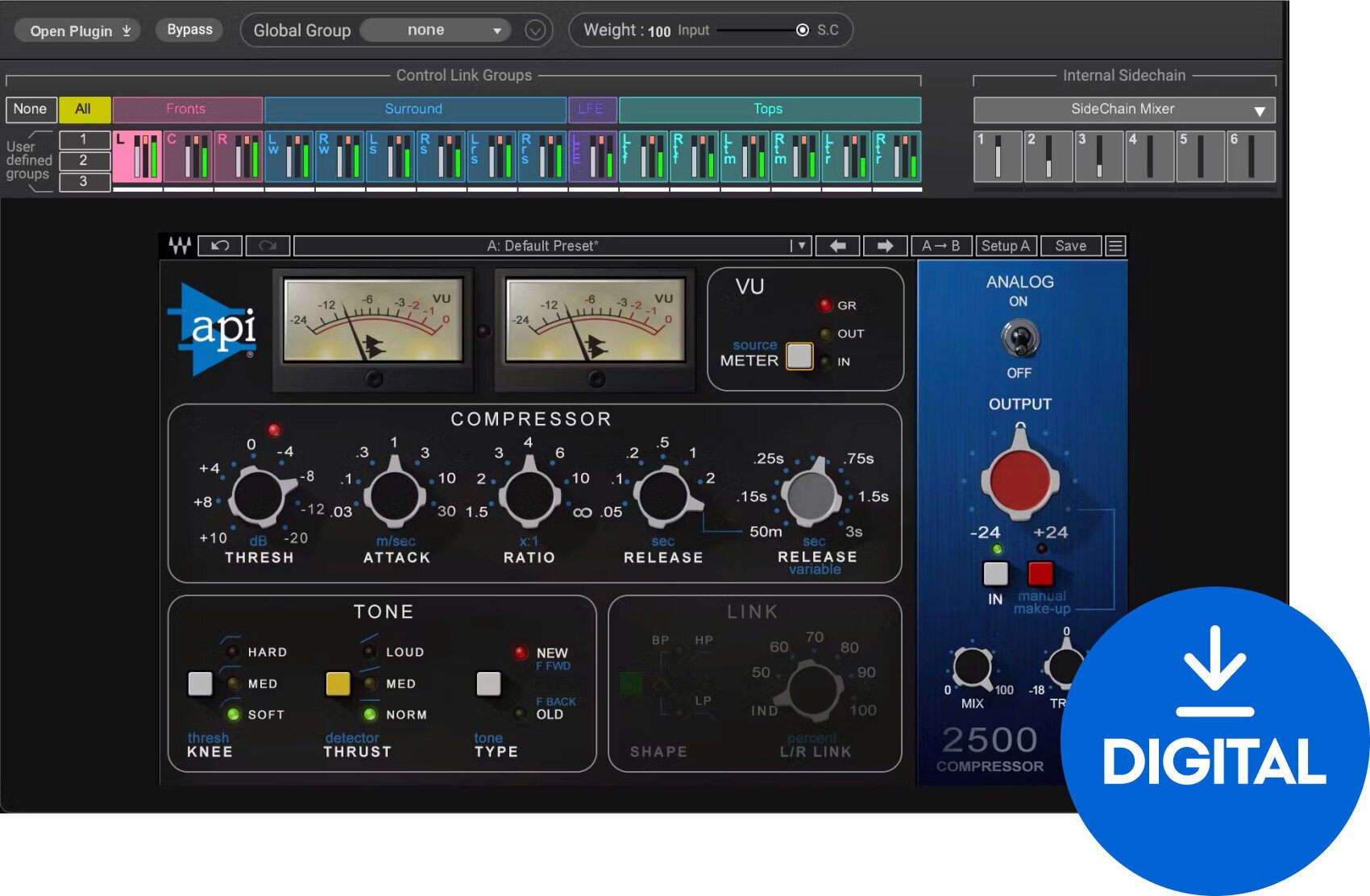 Studio-Effekt-Plugin Waves Immersive Wrapper (Digitales Produkt)
