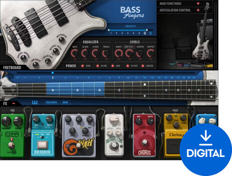 Plug-in de software para processadores FX Waves Bass Fingers (Produto digital) - 1
