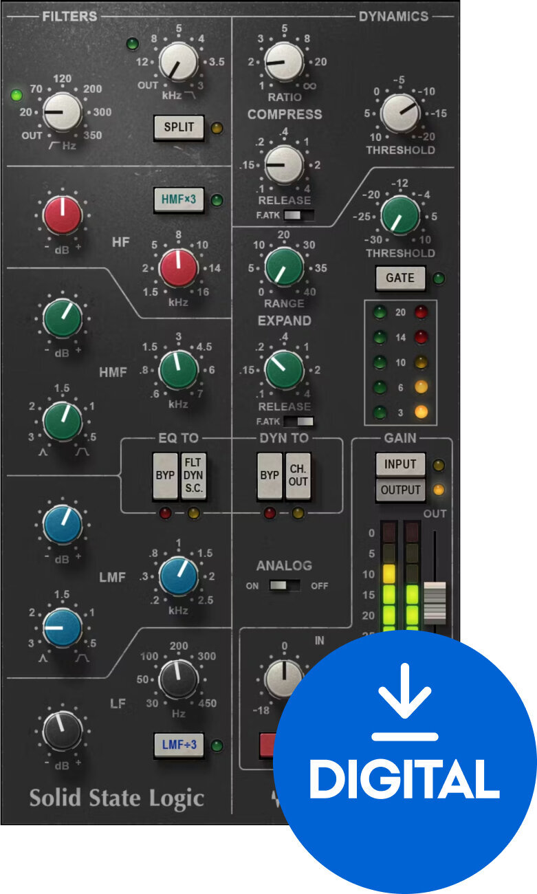 Software Plug-In FX Processor Waves SSL G-Channel (Digital product)