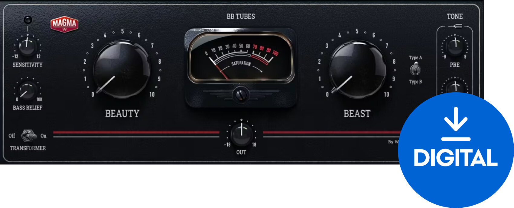 Oprogramowanie studyjne Plug-In efekt Waves BB Tubes (Produkt cyfrowy)