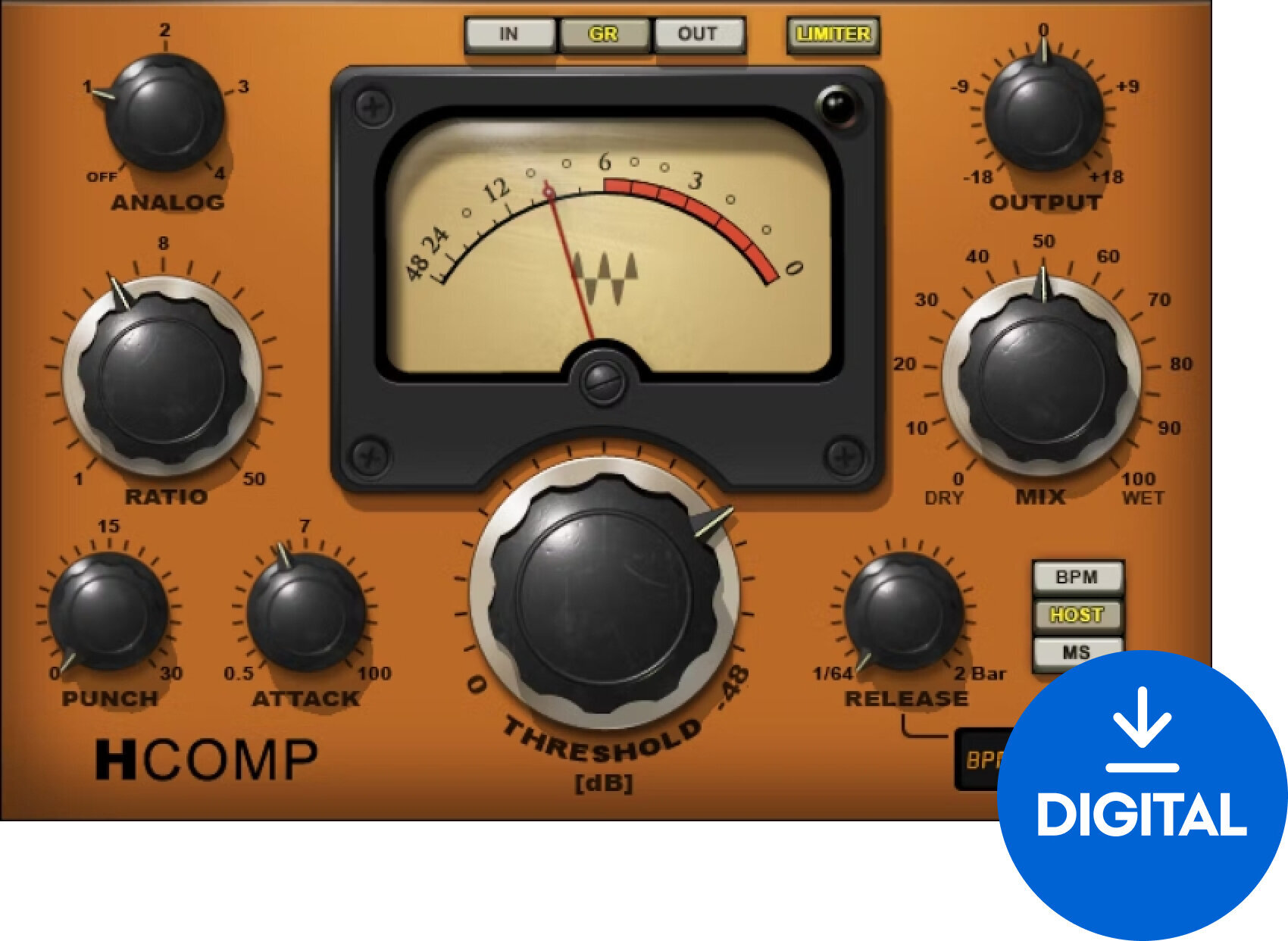 Waves H-Comp Hybrid Compressor (Digitální produkt)