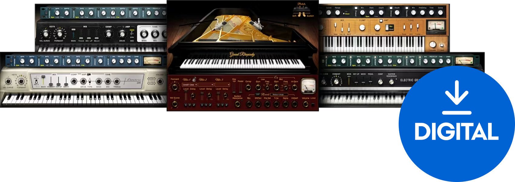 Waves Pianos & Keys (Digitálny produkt)