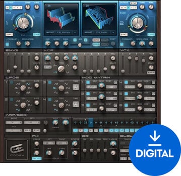 Plug-in de software para processadores FX Waves Codex Wavetable Synth (Produto digital) - 1