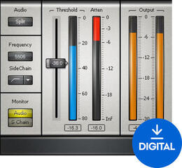 Студио софтуер Plug-In ефект Waves DeEsser (Дигитален продукт)