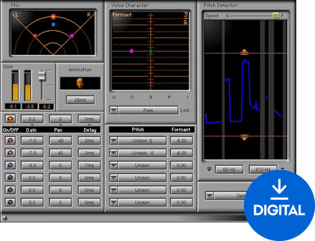 Procesador de efectos de complemento de software Waves UltraPitch (Producto digital) - 1
