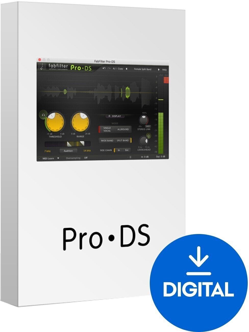 Virtuális effekt FabFilter Pro-DS (Digitális termék)