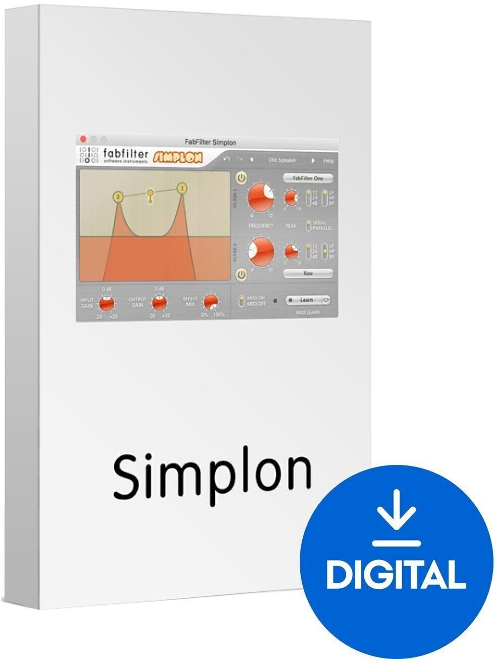 Studio-Effekt-Plugin FabFilter Simplon (Digitales Produkt)