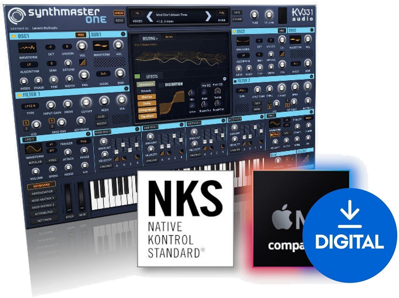 VST Instrument KV331 Audio SynthMaster One (Digitales Produkt)