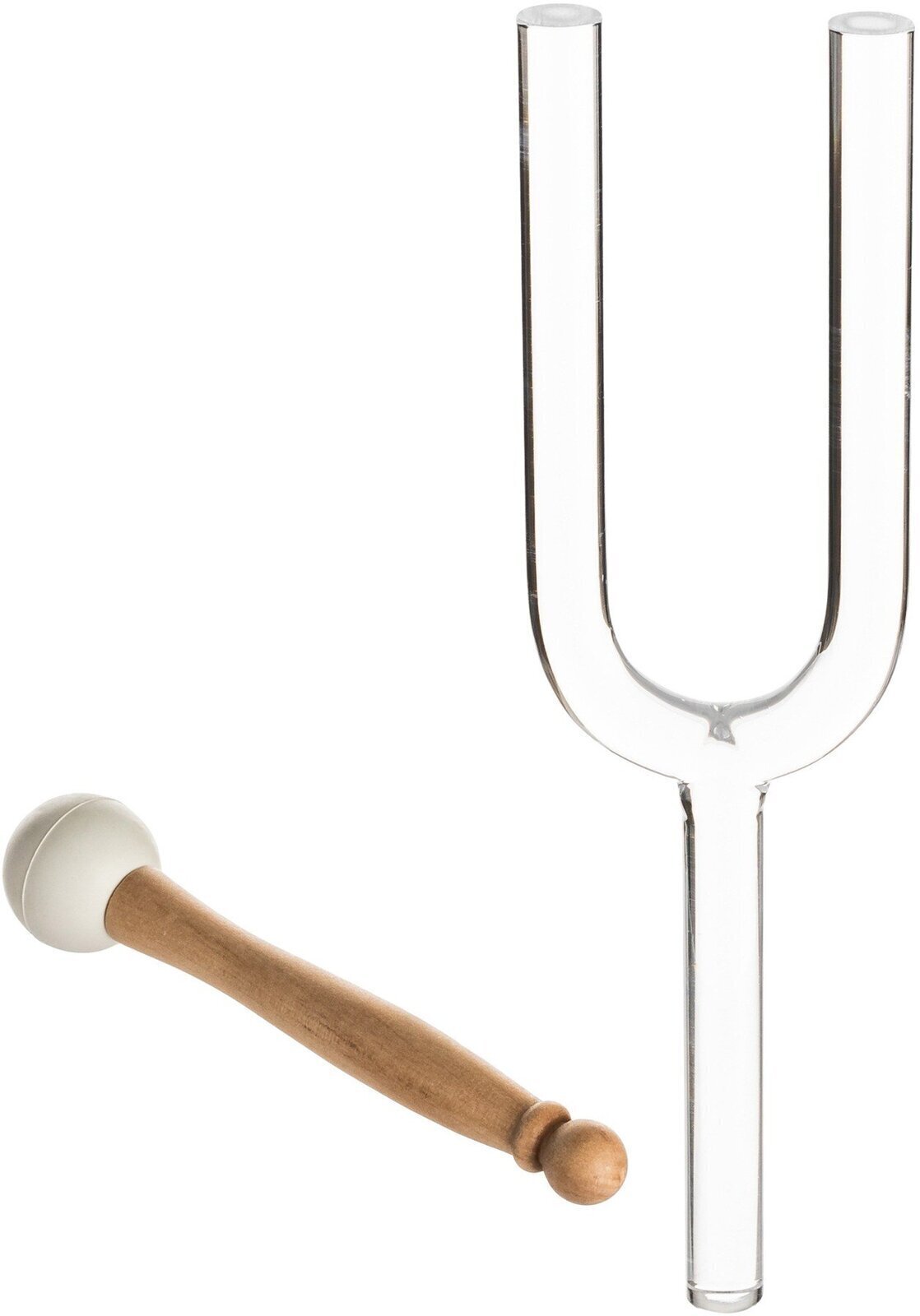 Perkusja dla terapii muzycznej Shamann Transparent Crystal Singing Fork 20 mm Rozwidlony tuner (Tylko rozpakowane)