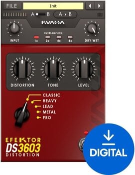 Oprogramowanie studyjne Plug-In efekt KUASSA Efektor DS3603 Distortion (Produkt cyfrowy) - 1