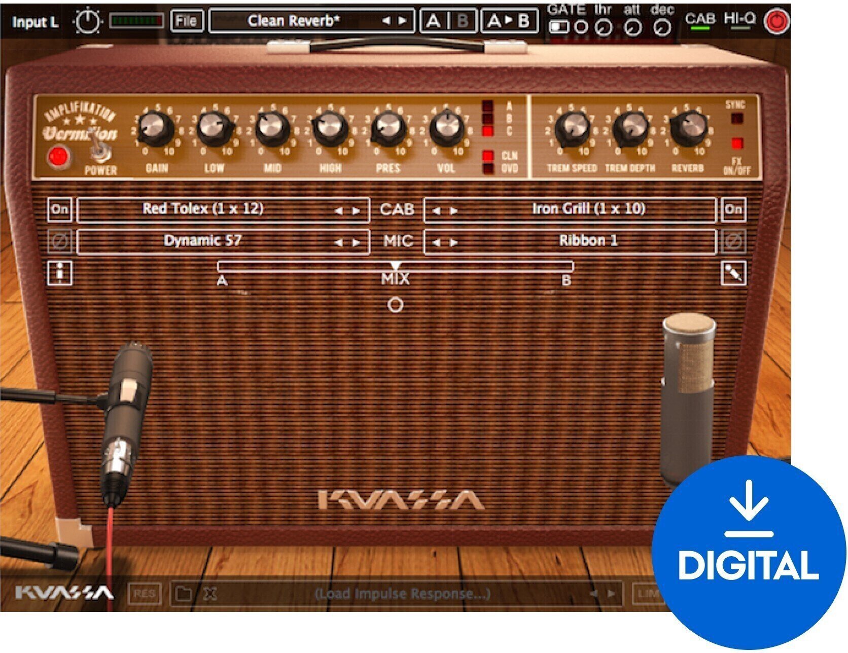 Oprogramowanie studyjne Plug-In efekt KUASSA Amplifikation Vermilion (Produkt cyfrowy)