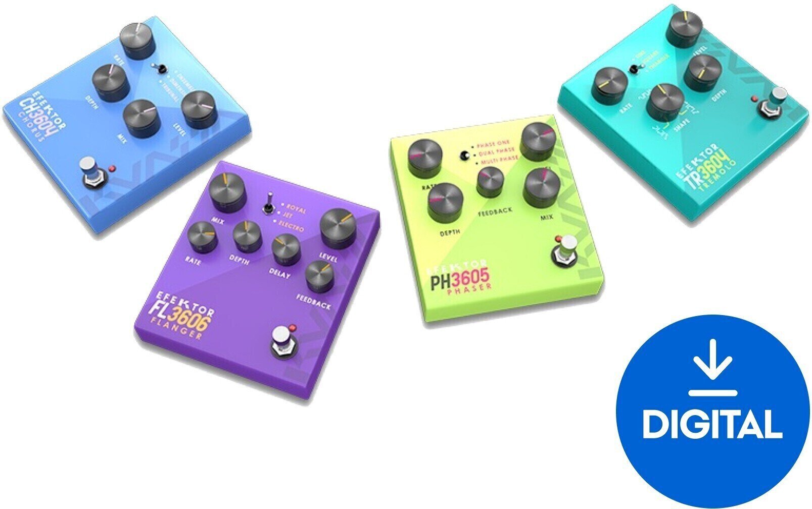 Studijski software plug-in efekt KUASSA Efektor Modulation Bundle (Digitalni izdelek)