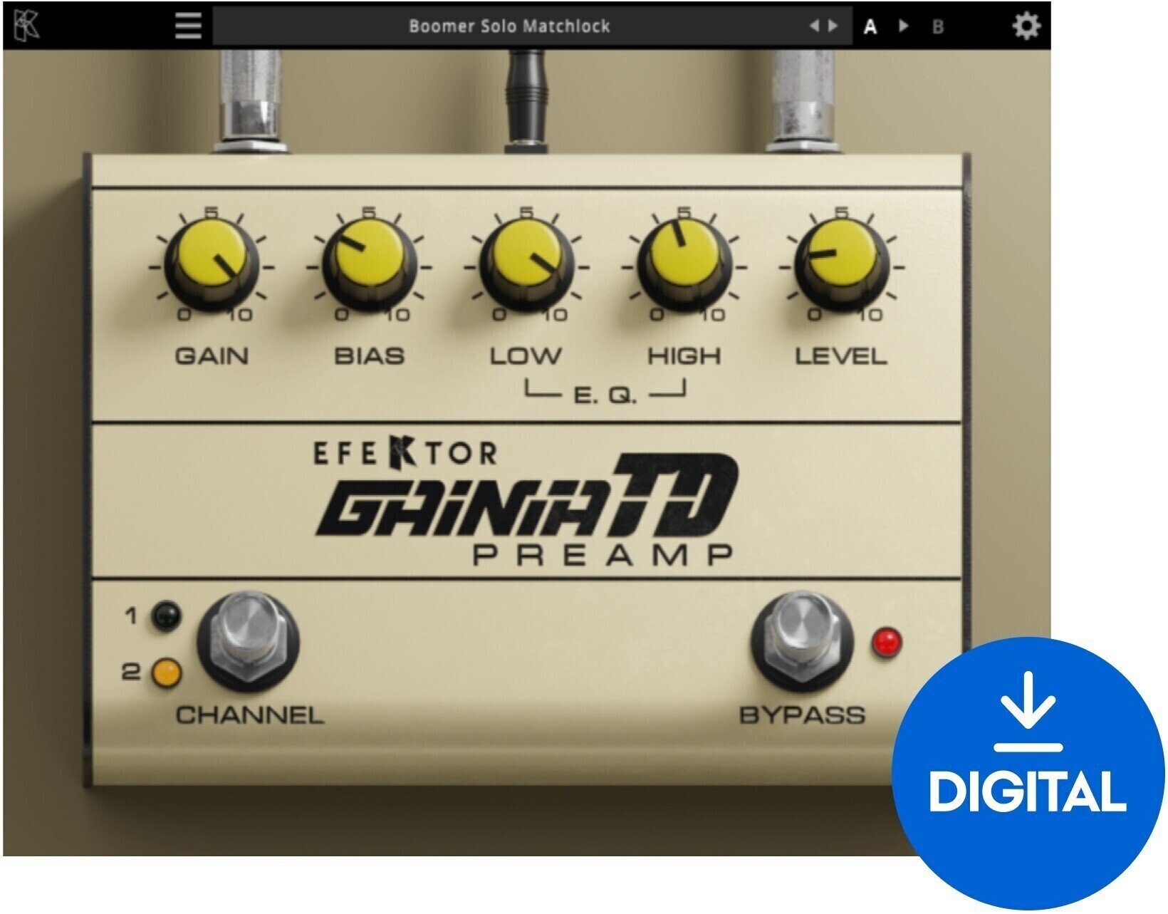 VST Instrument KUASSA Kuassa Efektor Gainia TD (Digitalni izdelek)