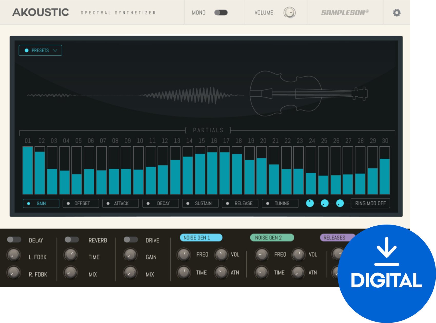 VST Instrument Sampleson Akoustic (Produto digital)