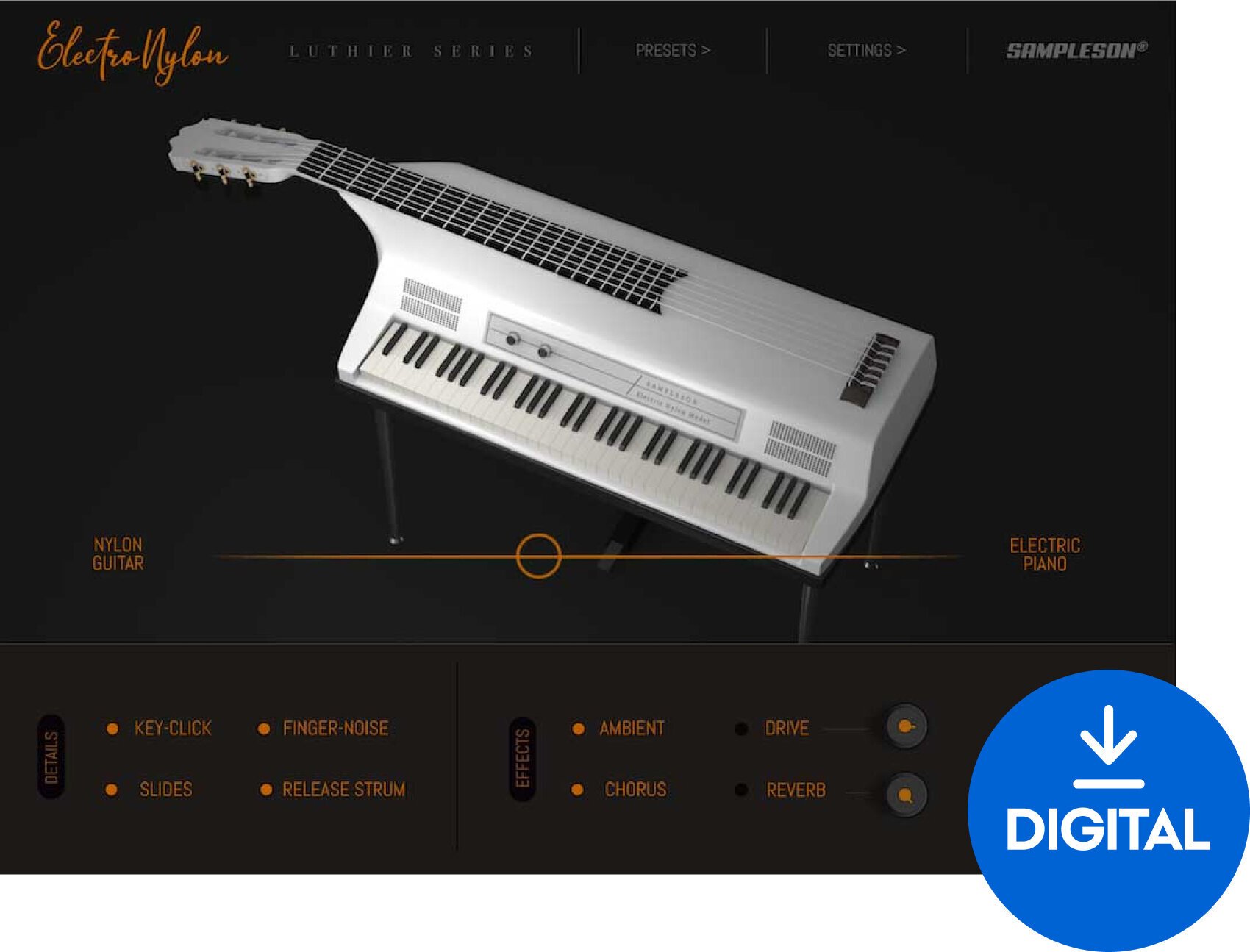 VST Instrument Sampleson ElectroNylon (Digitální produkt)