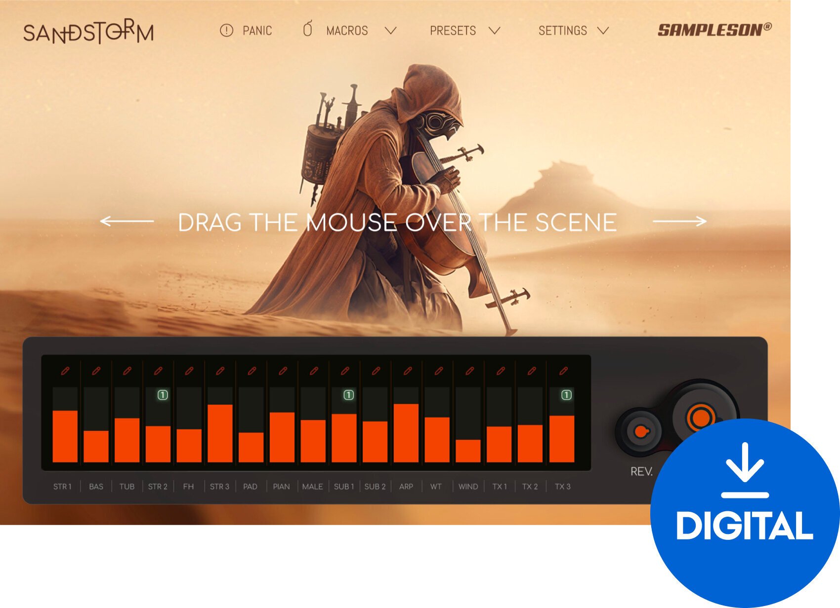 VST Instrument Sampleson Sandstorm (Produto digital)