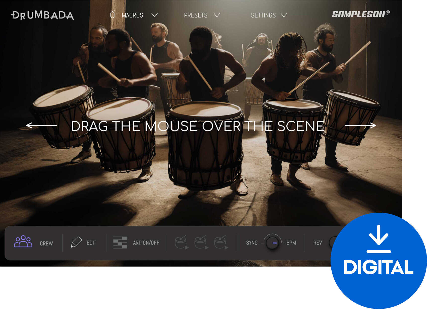 VST Instrument Sampleson Drumbada (Цифровий товар)