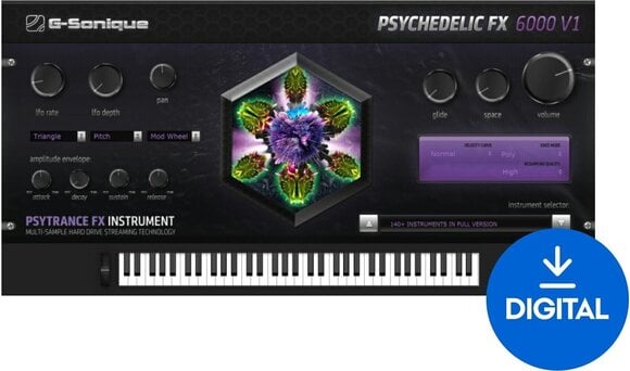 Студио софтуер Plug-In ефект G-Sonique Psychedelic FX 6000V1 (Дигитален продукт) - 1