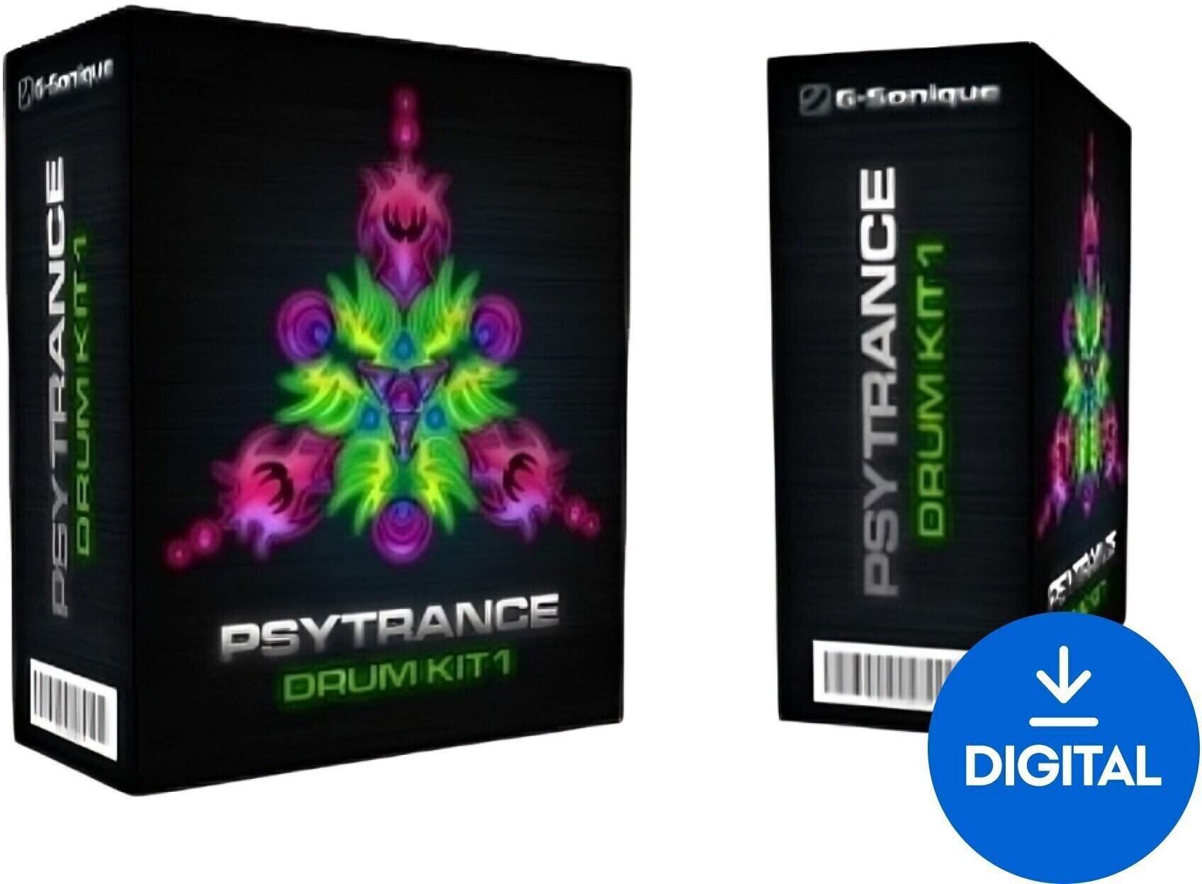 Студио софтуер Plug-In ефект G-Sonique Psytrance Drum Kit 1 (Дигитален продукт)